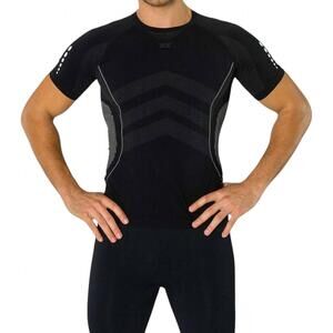 NEW ZENSAH bold compression short sleeve top in black